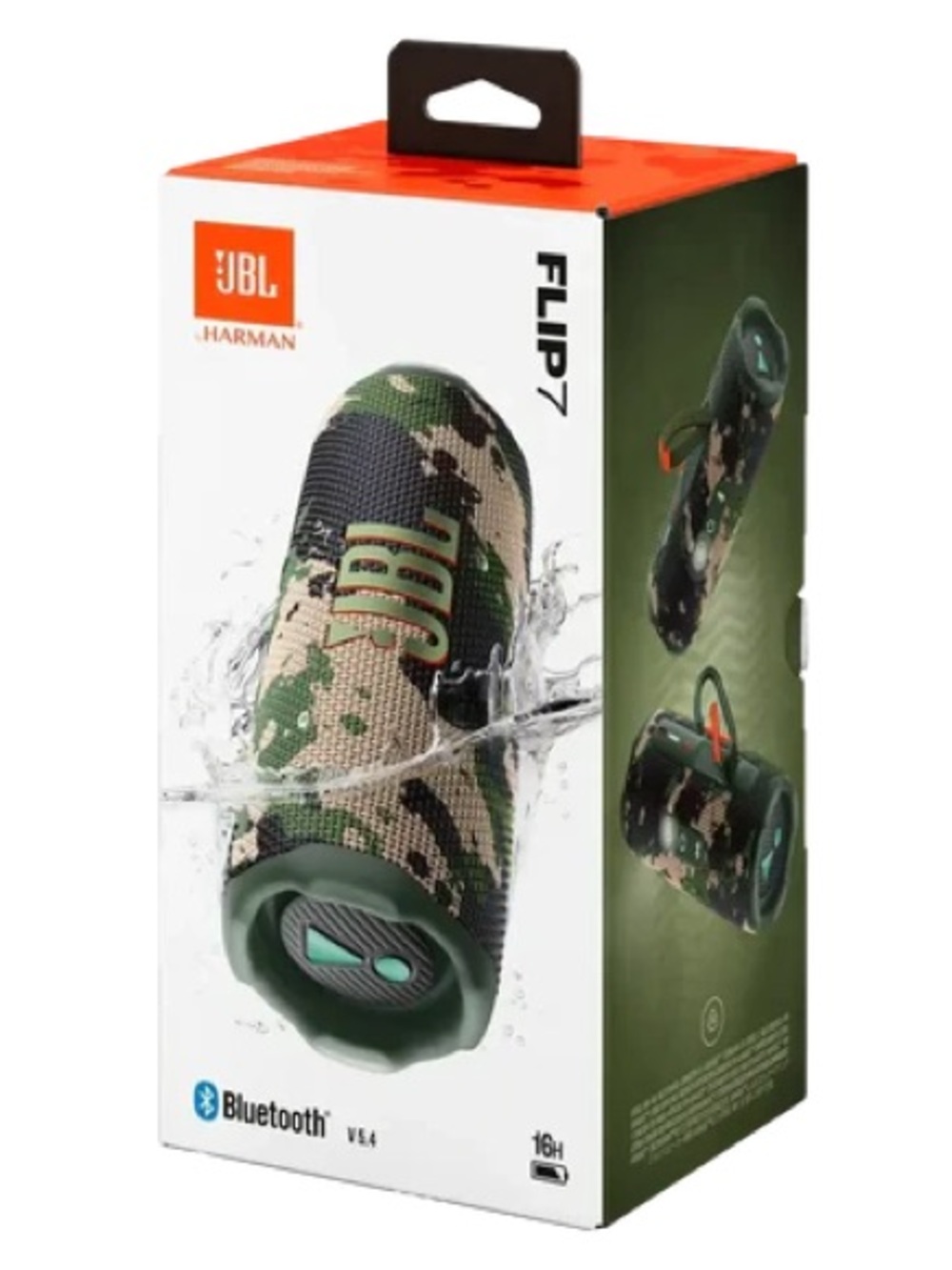 JBL FLIP 7 BLUETOOTH SPEAKER WATERPROOF - SQUAD
